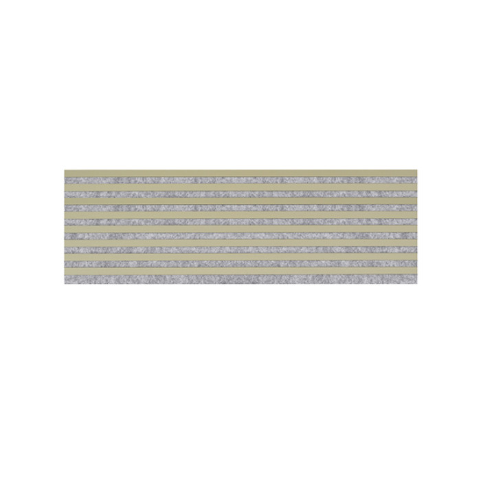 Wooden wall panel 2700 x 400mm (Grey - Olive green)
